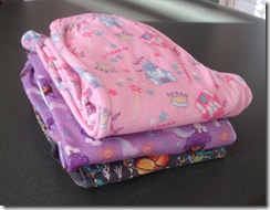 Side View Stacked Children's PJs