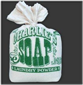 Charlies Soap powder bag