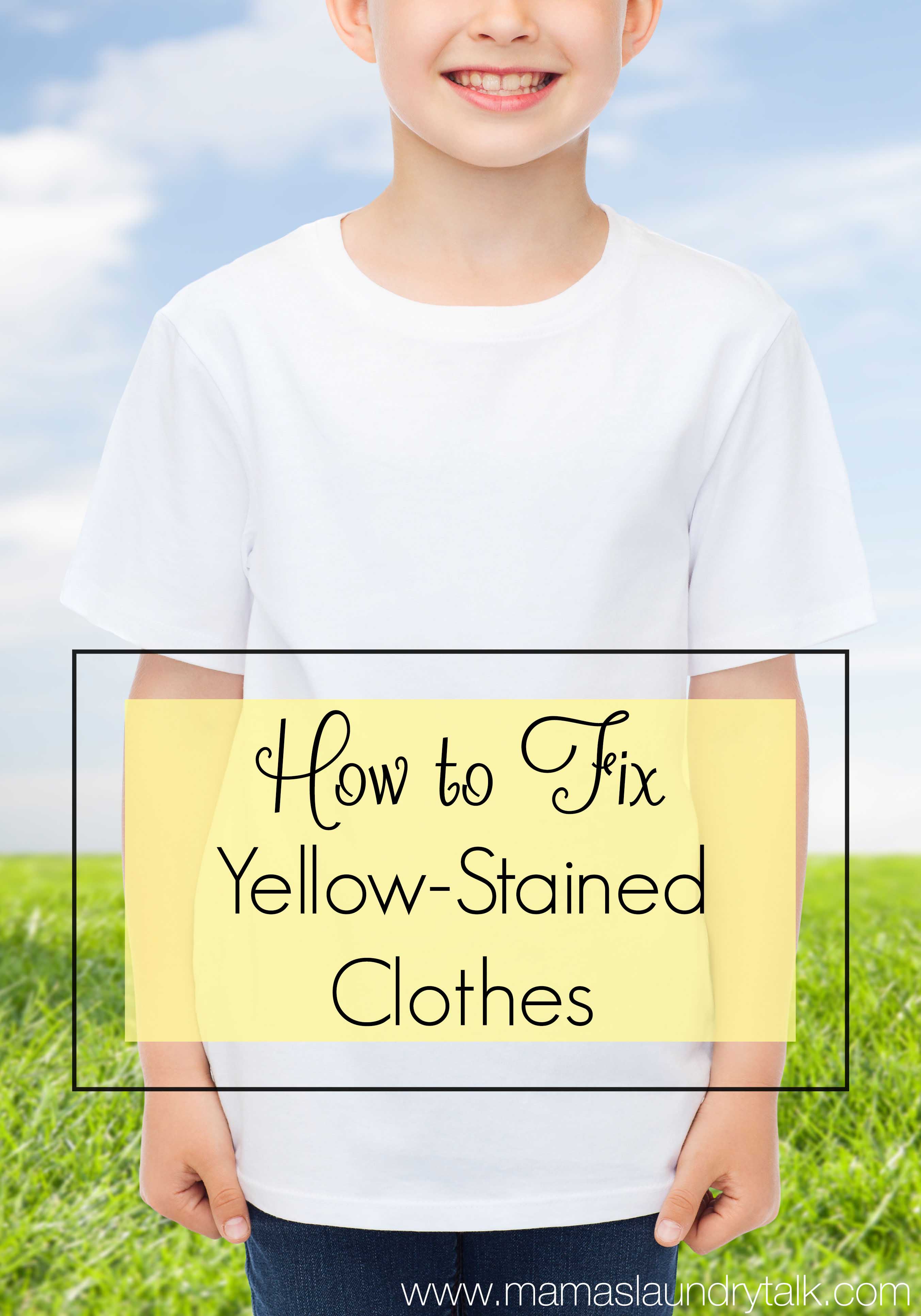 Have Your White Clothes Turned Yellow? Mama's Laundry Talk