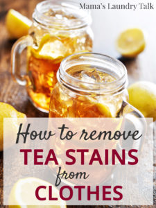 How to Remove Tea Stains