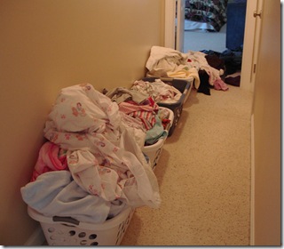 Hallway Monday AM Laundry