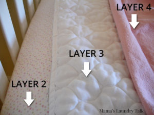 Layer Crib Sheets Laundry Tip