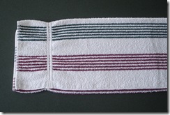 Towel Flat Fold in Thirds