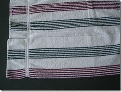 Towel Fold Third Up