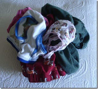 Pile of Underwear During Folding