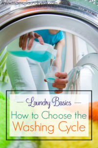 How to Choose the Washing Cycle