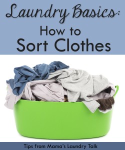 Laundry Basics: How to Sort Clothes