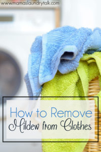 How to Remove Mold and Mildew from Clothes