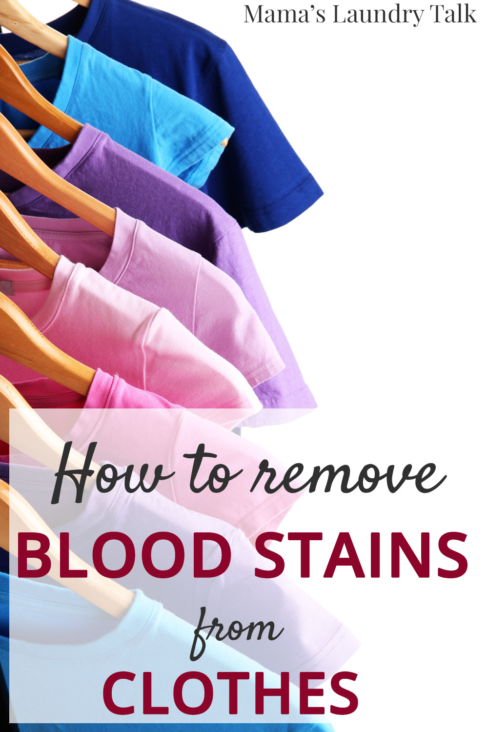 How to Remove Blood Stains Mama's Laundry Talk