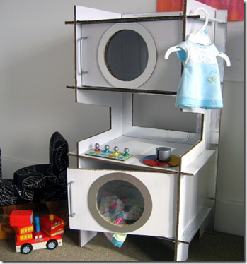 Cardboard washer and dryer