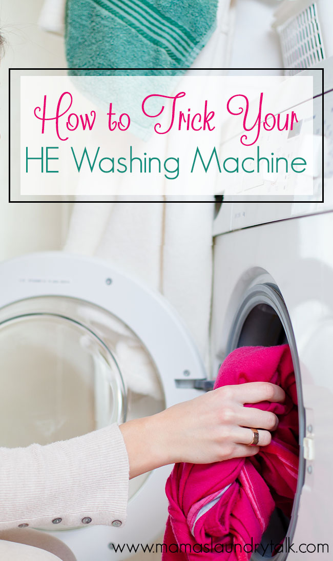 How to trick your HE washing machine