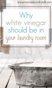 Why white vinegar should be in your laundry room