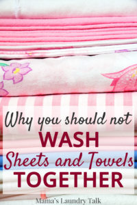 Why You Should Not Wash Sheets and Towels Together