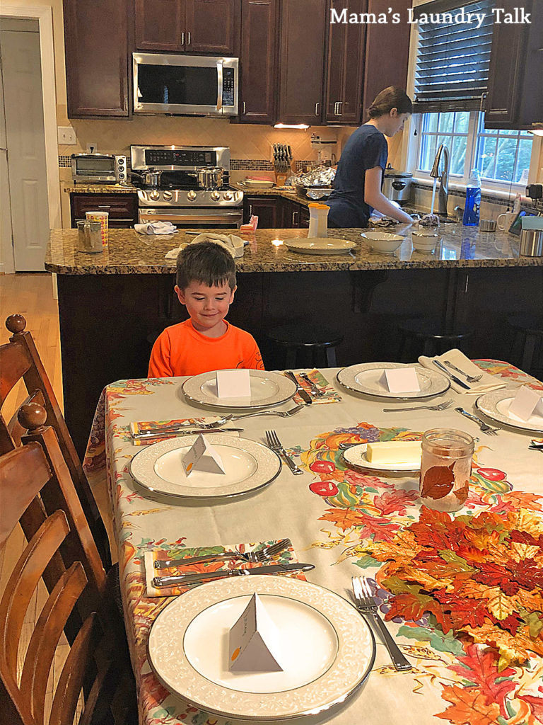 Thanksgiving Table The Boy